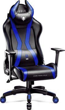 Комп'ютерне крісло для геймера Diablo Chairs X-Horn Large Black/Blue 312163 фото