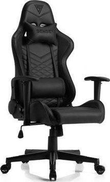 Комп'ютерне крісло для геймера Sense7 Spellcaster Black 497139 фото