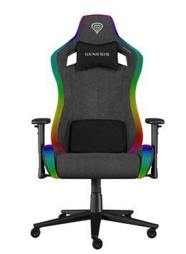 Комп'ютерне крісло для геймера Genesis Trit 660 Mesh RGB Grey 572767 фото