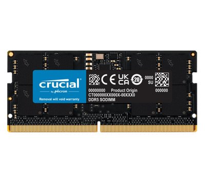 Пам'ять для ноутбуків Crucial 16 GB SO-DIMM DDR5 4800 MHz (CT16G48C40S5) 441614 фото