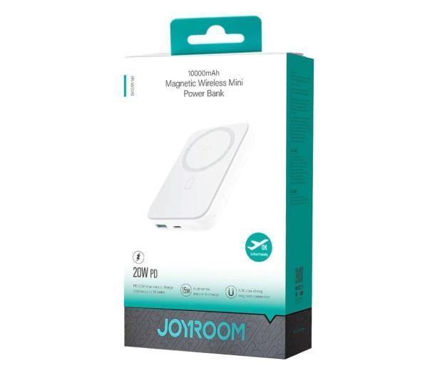 Зовнішній акумулятор (павербанк) Joyroom JR-W020 5000 mAh Mini White 614722 фото