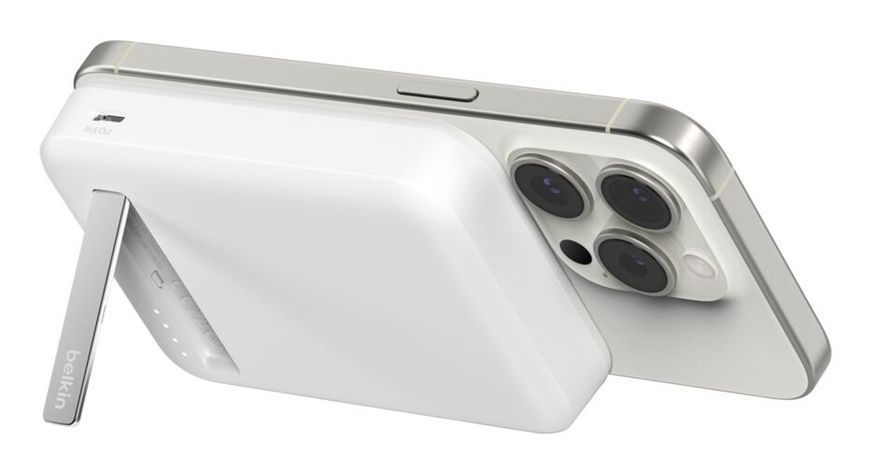 Внешний аккумулятор (павербанк) Belkin BoostCharge Pro 8K 8000mAh 15W White (BPD007BTWH) 613630 фото