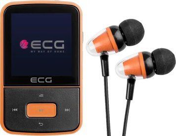 Компактный MP3 плеер ECG PMP 30 8 GB Orange 586009 фото