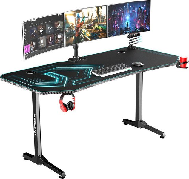 Геймерський ігровий стіл Ultradesk Frag XXL Blue 329275 фото