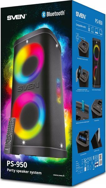 Моноблочна акустична система Sven PS-950 Black 552126 фото