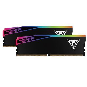 Пам'ять для настільних комп'ютерів Patriot 32 GB (2x16GB) DDR5 6000 MHz Viper Elite 5 Ultra RGB Matte Black (VEUR532G6028K) 617350 фото