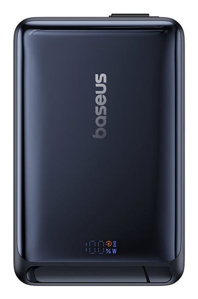 Внешний аккумулятор (павербанк) Baseus Nomos Qi2 45W 10000mAh Black (P10078800123-00) 613597 фото