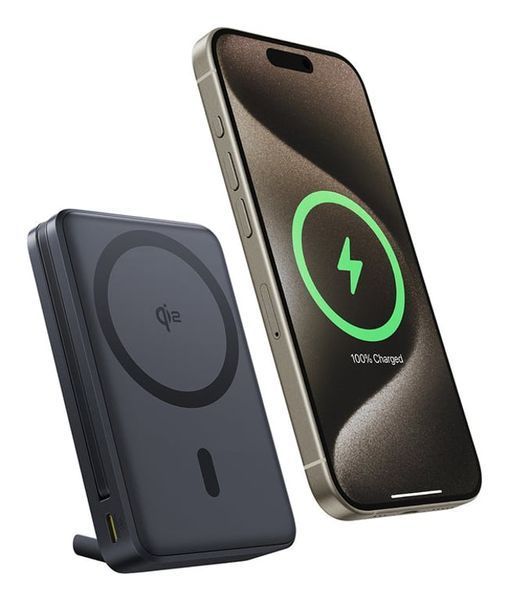 Внешний аккумулятор (павербанк) Baseus Nomos Qi2 45W 10000mAh Black (P10078800123-00) 613597 фото