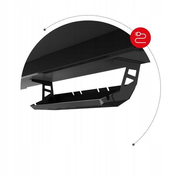 Геймерский игровой стол Huzaro Hero 3.3 RGB Black 514382 фото