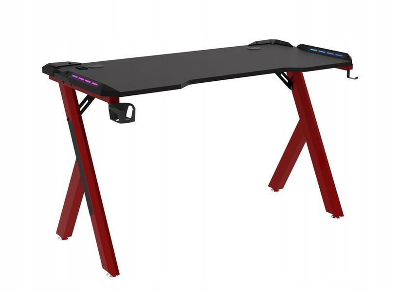 Геймерский игровой стол Huzaro Hero 3.3 RGB Black 514382 фото