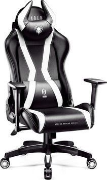 Комп'ютерне крісло для геймера Diablo Chairs X-Horn Large Black/White 312166 фото