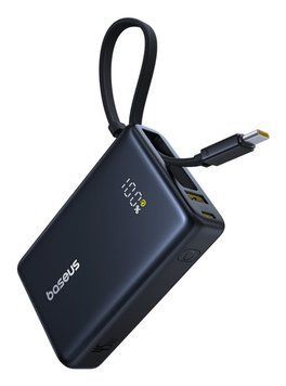 Внешний аккумулятор (павербанк) Baseus PicoGo Digital Display 10000mAh 45W Black (P10076803123-00) 613605 фото