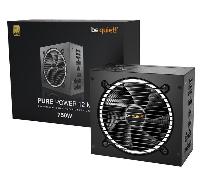 Блок живлення Be Quiet! Pure Power 12 M 750W (BN343) 477130 фото