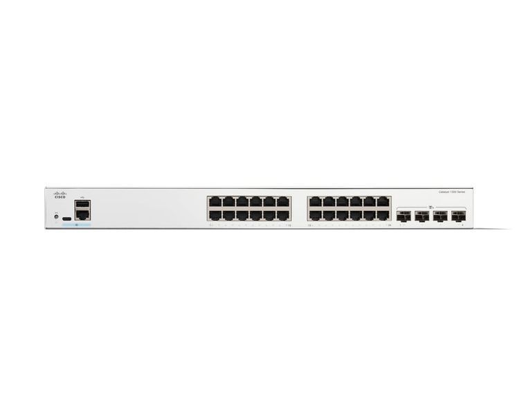 Коммутатор управляемый уровня 3 Cisco Catalyst 1300 24-port (C1300-24T-4X) 518580 фото