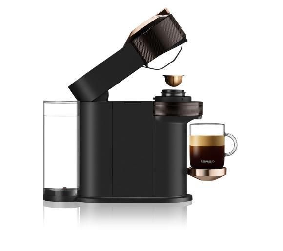 Капсульна кавоварка еспресо DeLonghi Nespresso Vertuo Next ENV120.BW 331300 фото