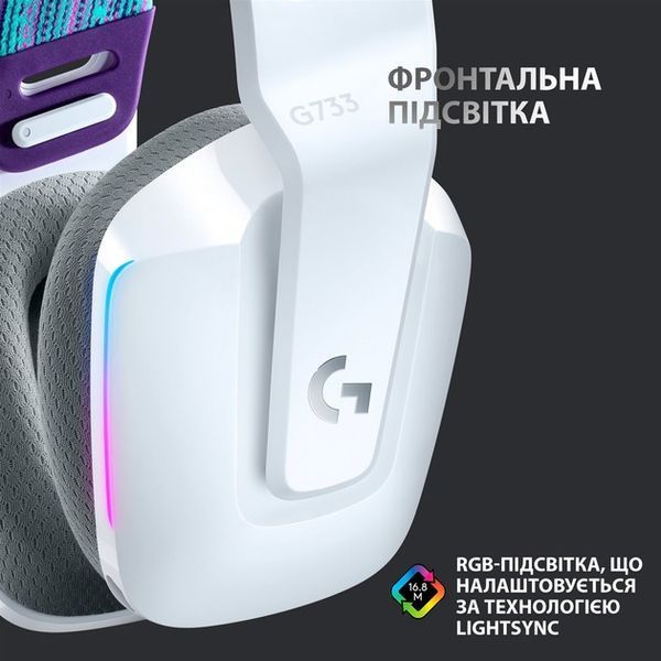 Купити Навушники з мікрофоном Logitech G733 Lightspeed Wireless RGB ...