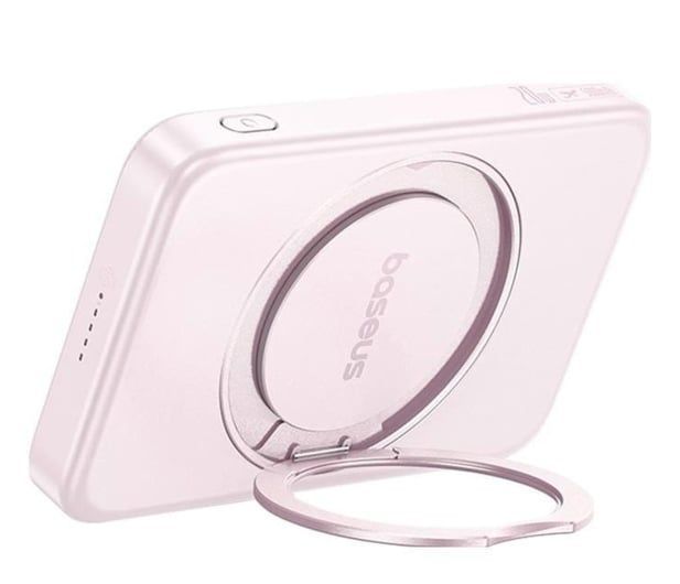 Зовнішній акумулятор (павербанк) Baseus PicoGo Qi2 5000mAh Baby Pink (P10076800413-00) 614700 фото