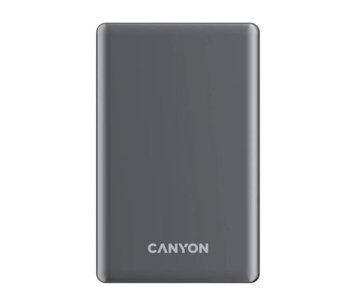 Внешний аккумулятор (павербанк) Canyon OnCharge 505 slim 5000mAh 20W Dark Grey (CNS-CPB505DG) 614705 фото