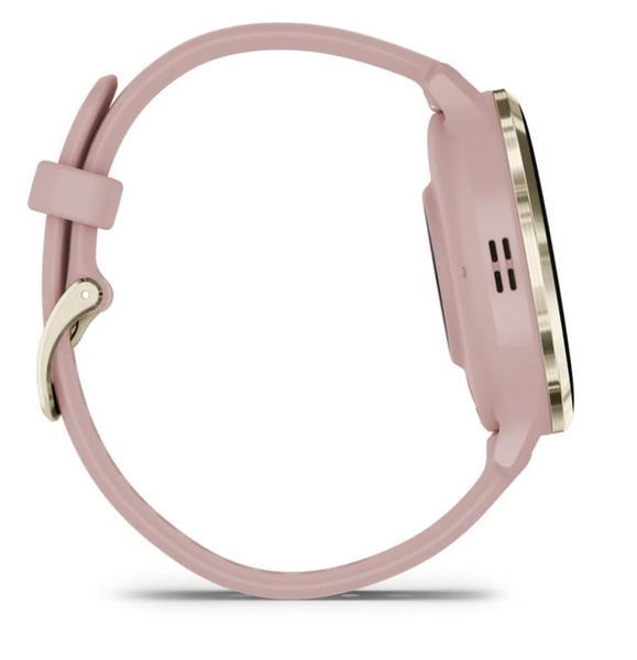 Смарт-годинник Garmin Venu 3S Soft Gold S. Steel Bezel w. Dust Rose Case and S. Band (010-02785-03/53) 613089 фото