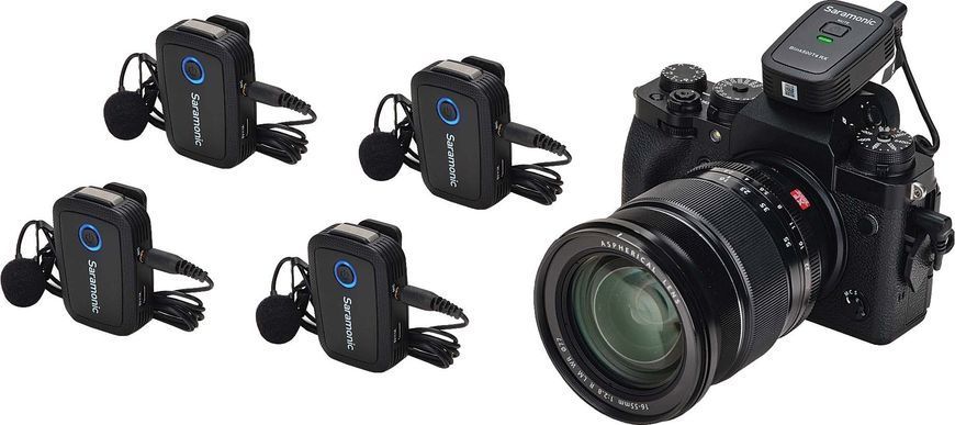 Мікрофонна радіосистема для фотокамери, для смартфона Saramonic Blink 500 T4 594917 фото