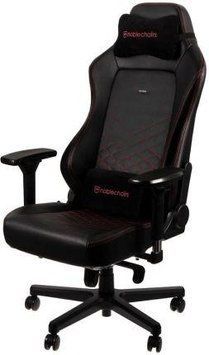 Комп'ютерне крісло для геймера Noblechairs Hero PU leather black/red (NBL-HRO-PU-BRD) 485481 фото