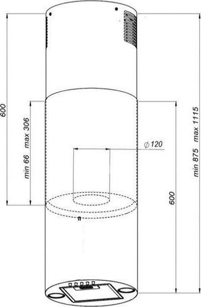 Вытяжка декоративная MPM MPM-31-OTW-02 350557 фото