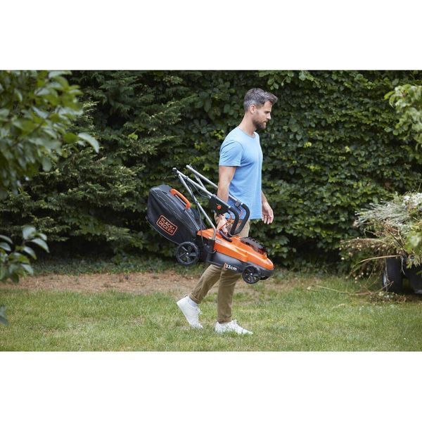 Газонокосилка аккумуляторная Black+Decker BCMW3336L1 530232ua фото