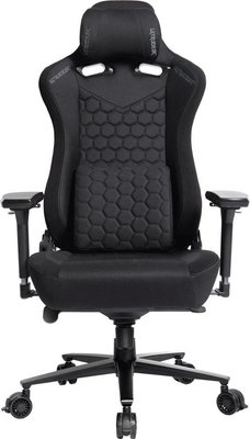 Комп'ютерне крісло для геймера Ultradesk Throne Black 352963 фото