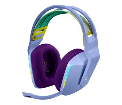 Комп'ютерна гарнітура Logitech Lightspeed Wireless RGB Gaming Headset G733 Lilac (981-000890) 315351 фото