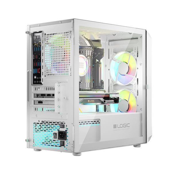 Корпус Logic Concept Portos ARGB Mini White (AM-PORTOS-20-0000000-0002) 503798 фото