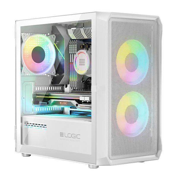 Корпус Logic Concept Portos ARGB Mini White (AM-PORTOS-20-0000000-0002) 503798 фото