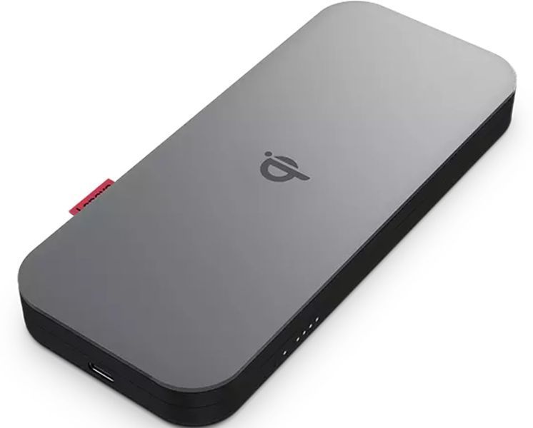 Зовнішній акумулятор (павербанк) Lenovo Go Wireless Mobile Power Bank 10000 mAh Black (40ALLG1WWW) 613726 фото