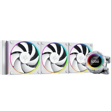 Водяное охлаждение ID-Cooling Space LCD SL360 White 577721ua фото