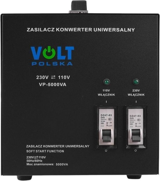 Трансформатор Volt Polska 5000VA 230V/110V (5K230110500) 514973 фото