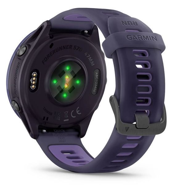Смарт-часы Garmin Forerunner 570 47mm Indigo Aluminium w. Translucent Imperial Purple/Indigo Band (010-02971-02) 613071 фото