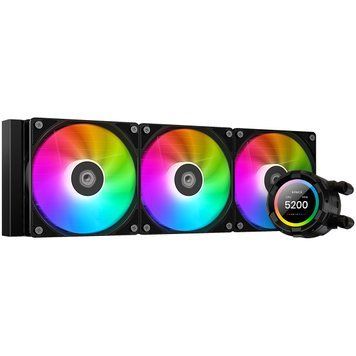 Водяное охлаждение ID-Cooling Space LCD SL360 XE Black 577722ua фото