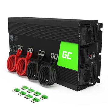 Преобразователь DC-AC Green Cell INV21 24V/230V 3000/6000W 461151 фото