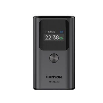Внешний аккумулятор (павербанк) Canyon OnPower 130 10000mAh 30W Grey (CNS-CPB130DG) 614024 фото