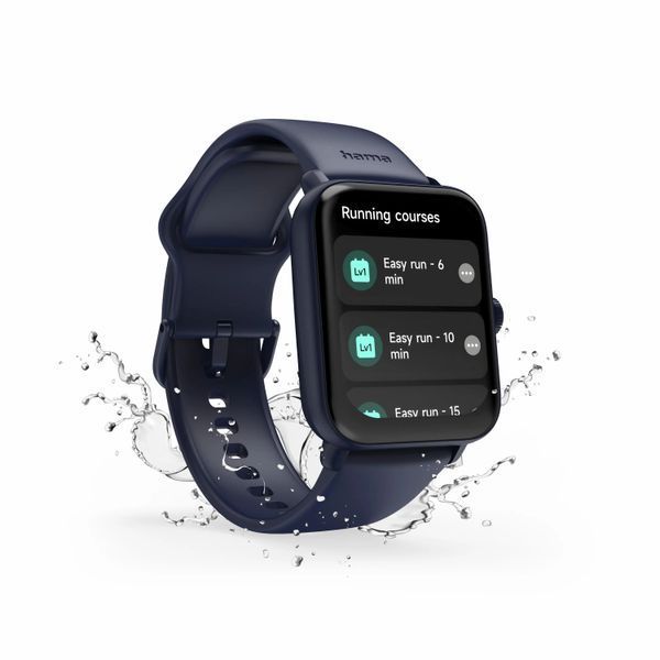 Смарт-часы Hama Fit Watch 6010 Blue 614170 фото