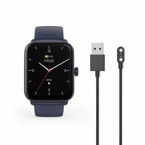 Смарт-часы Hama Fit Watch 6010 Blue 614170 фото