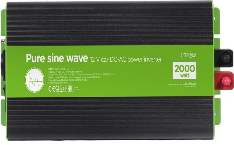 Преобразователь (инвертор) DC-AC EnerGenie EG-PWC-PS2000-01 465836 фото