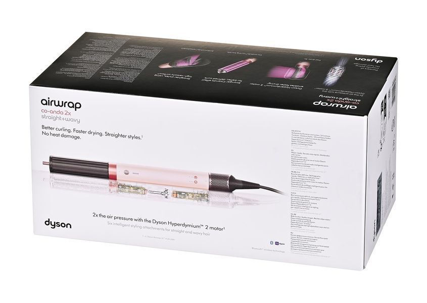 Мультистайлер Dyson Airwrap Coanda 2x Multi-styler & Dryer Straight to Wavy Ceramic Pink/Rose Gold (598757-01) 618354 фото