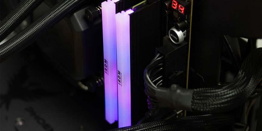 Пам'ять для настільних комп'ютерів GoodRam 32 GB (2x16GB) DDR5 6800 MHz IRDM RGB Black (IRG-68D5L34S/32GDC) 514222ua фото